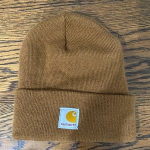 Kids brown Carhartt beanie